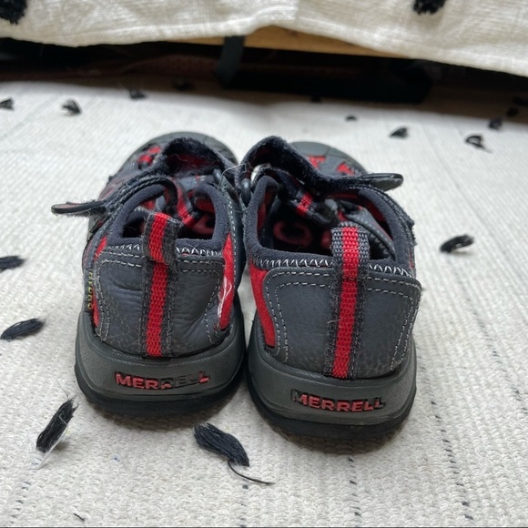 Merrell Hydro Hiker Water Red Sandal Youth 12 - Picture 8 of 11